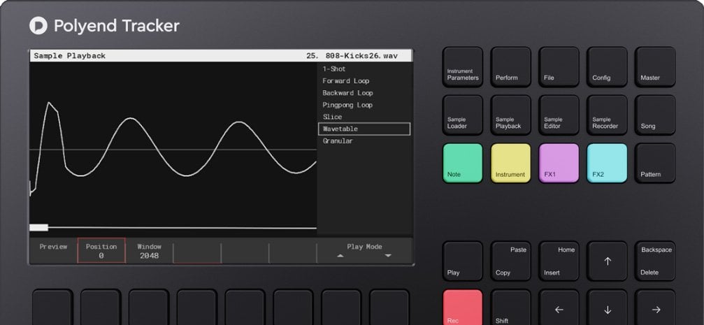 Polyend Tracker Sampler, Wavetable Synthesizer & Sequencer