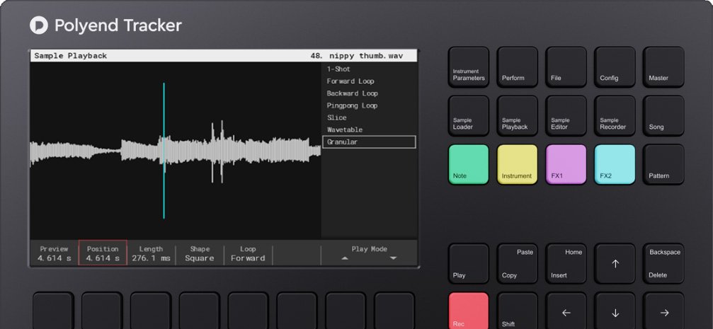 Polyend Tracker Sampler, Wavetable Synthesizer & Sequencer