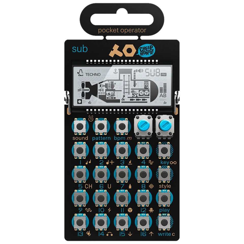 Pocket Operator Sub【ケース付き】 Teenage Engineering Pocket Operator PO-14 Sub | Deep Bass Line