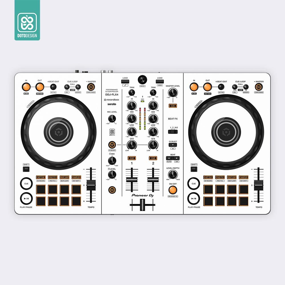 Doto Design Skin DDJ-FLX4 | FULL COLORS | Pioneer DDJ-FLX4 DJ