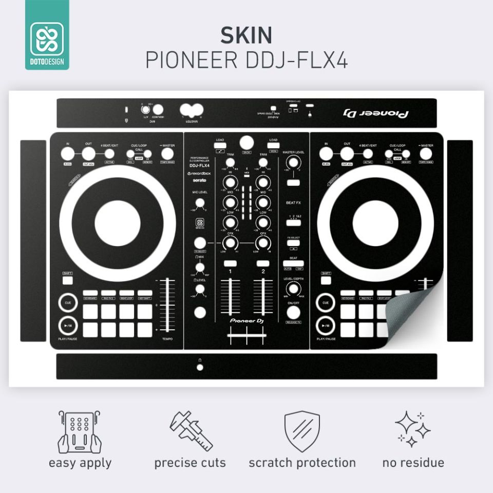 Doto Design Skin DDJ-FLX4 | FULL COLORS | Pioneer DDJ-FLX4 DJ