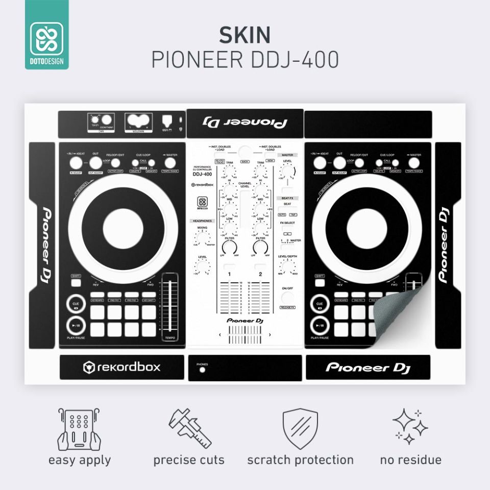Skin DDJ-400 | COLORS DVS White