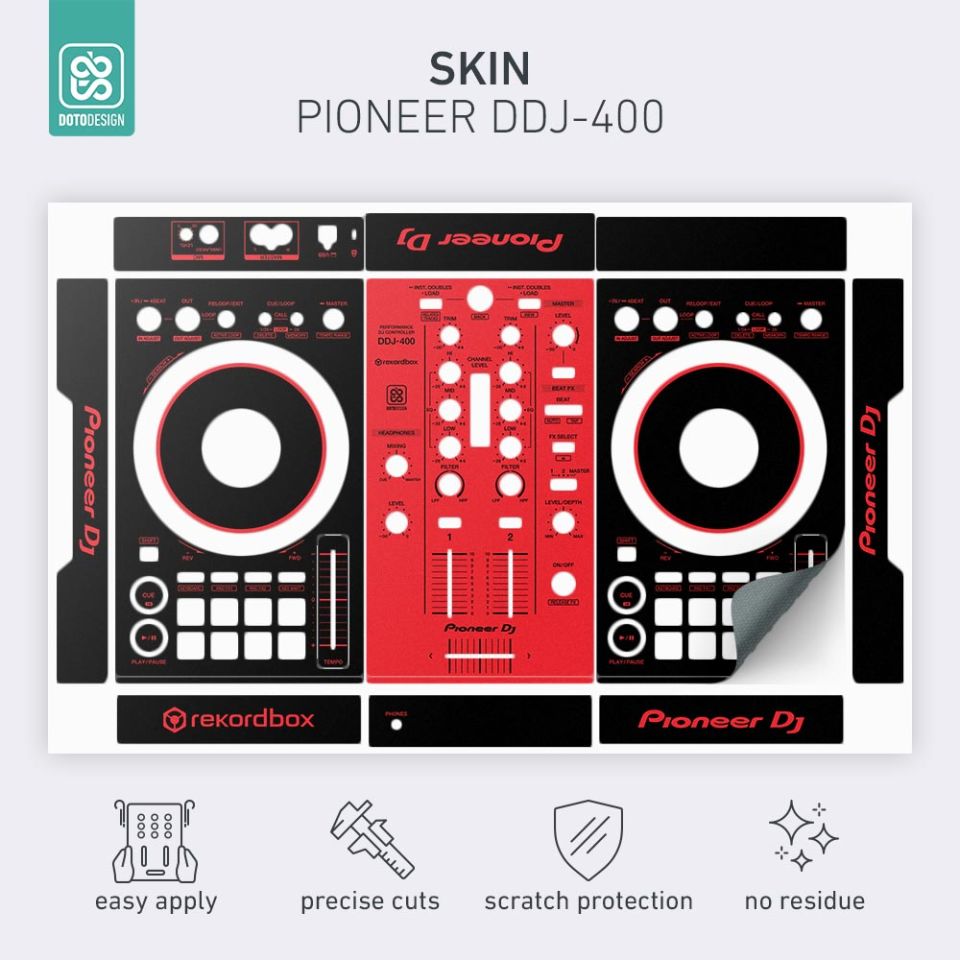 Doto Design Skin DDJ-400 | COLORS DVS | Pioneer DDJ-400 Controller