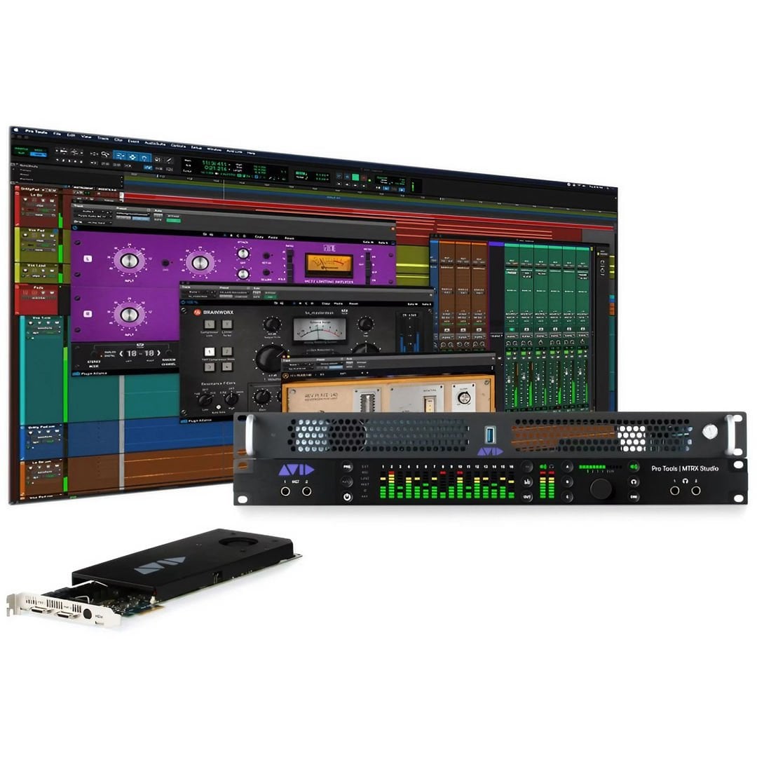 Pro Tools HDX Thunderbolt 3 MTRX Studio Rackmount System