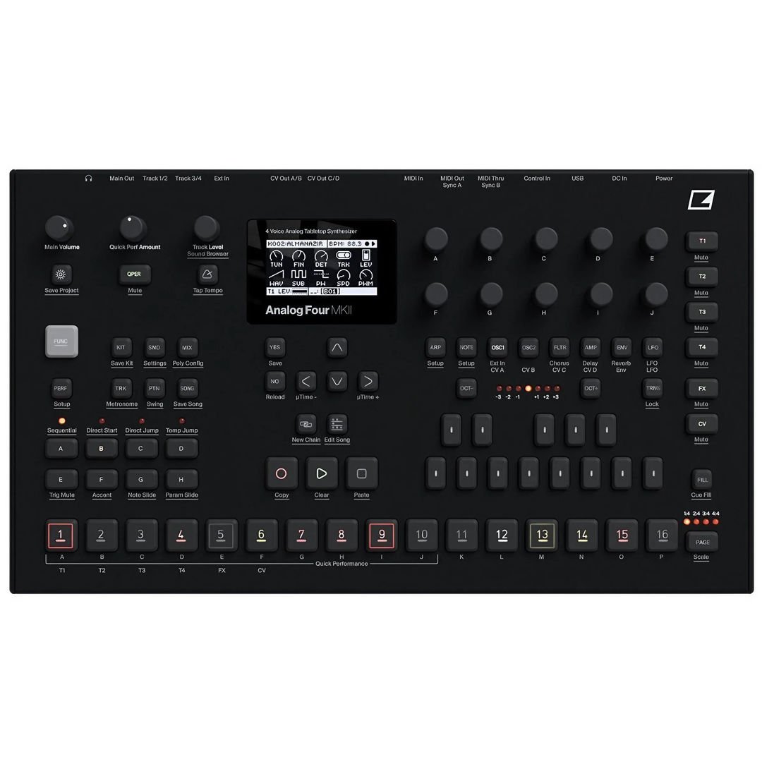 Elektron analog Four シンセサイザー 本体 Elektron Analog Four MKII | 4 Sesli Analog Synthesizer