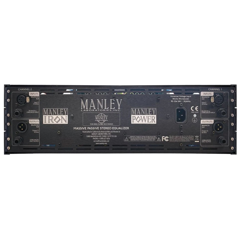 Manley Massive Passive Stereo EQ | 2 Kanallı, 4 Bantlı Tüplü EQ