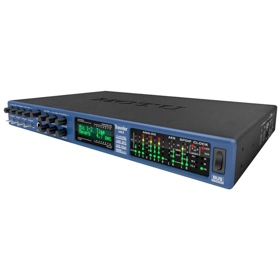 DTM・DAW MOTU traveler mk3 Motu Traveler MK3 | 28-in/38-out FireWire Ses Kartı
