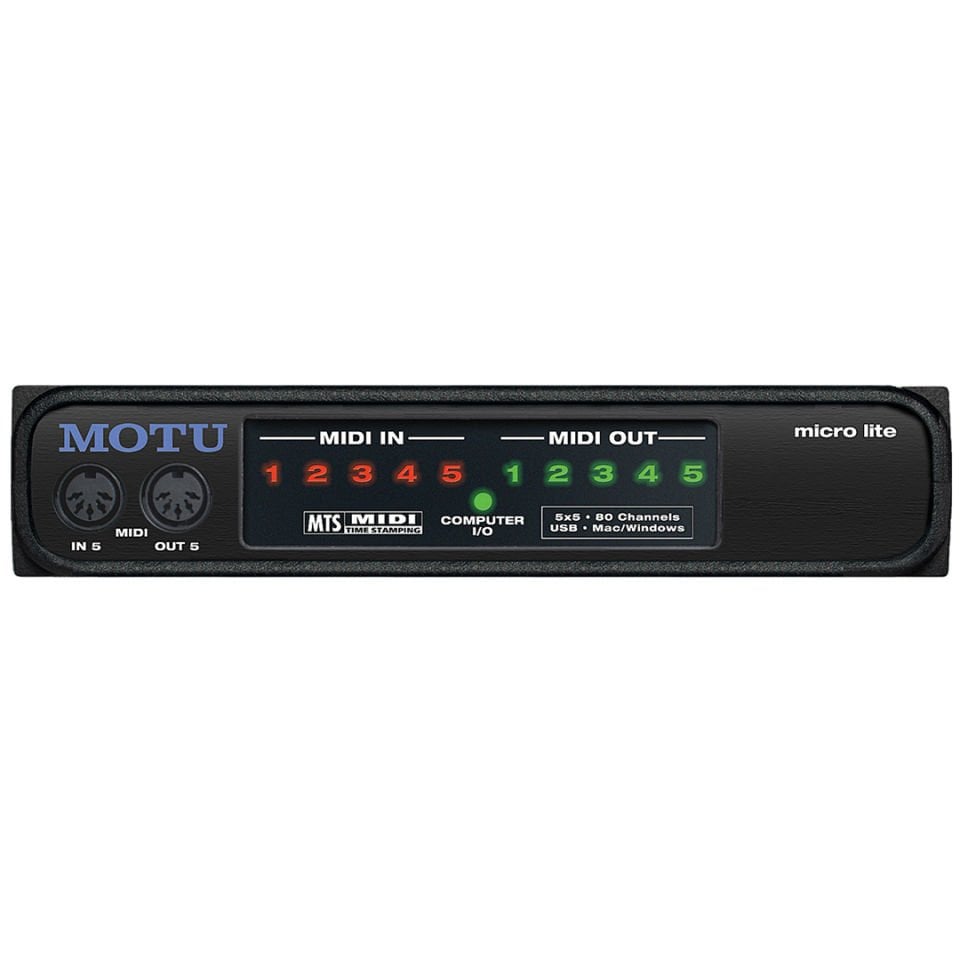 Motu Micro Lite | 5x5 USB MIDI Arabirimi