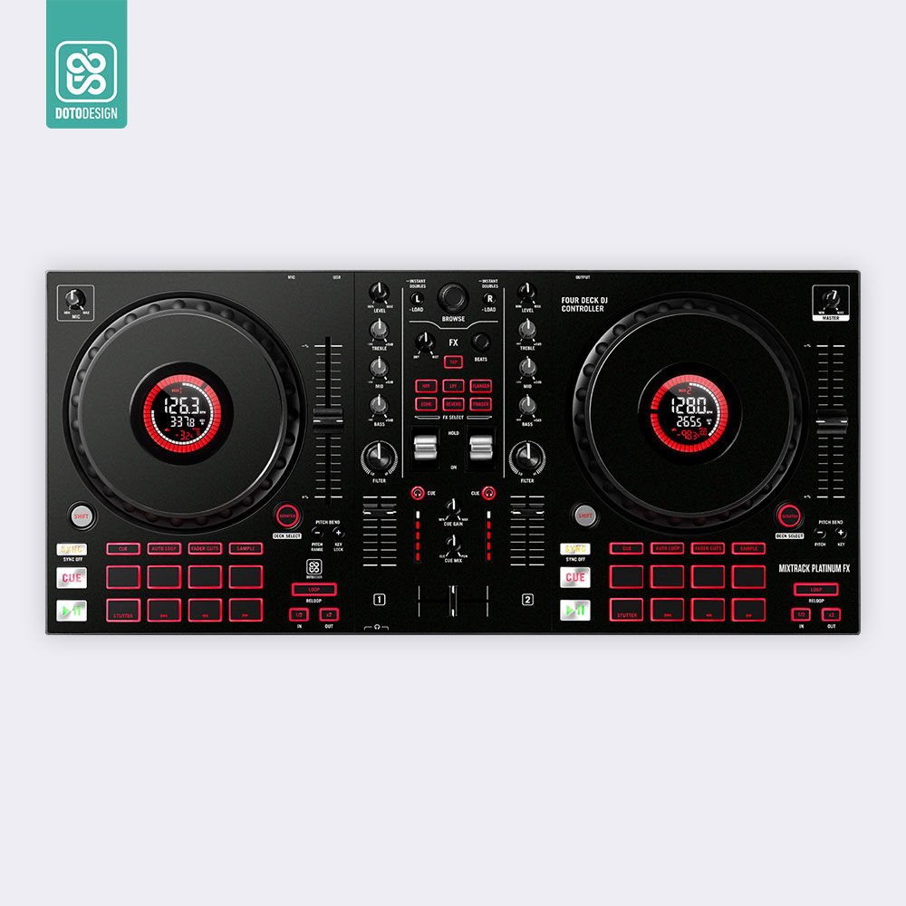 Skin Mixtrack Platinum FX | FULL COLORS