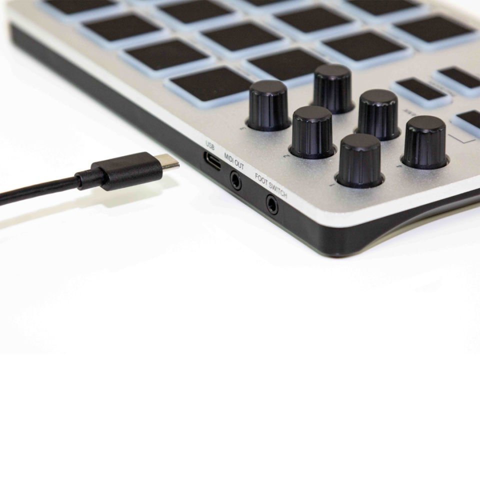 Esi Audio Xjam MIDI Pad Controller | USB-C 16 RGB MIDI Pad Kontrolör