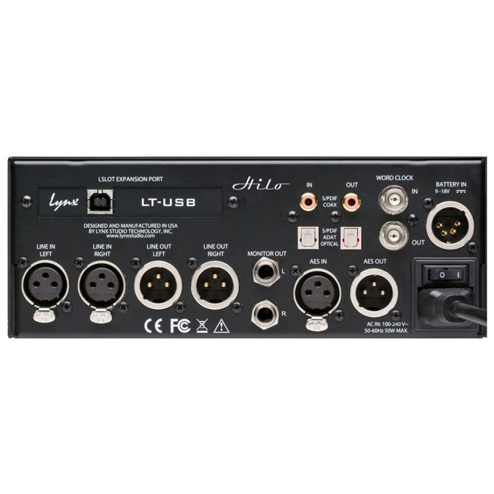 Lynx Hilo USB Black | A/D ve D/A Dönüştürücü, Kulaklık Amplifikatörü