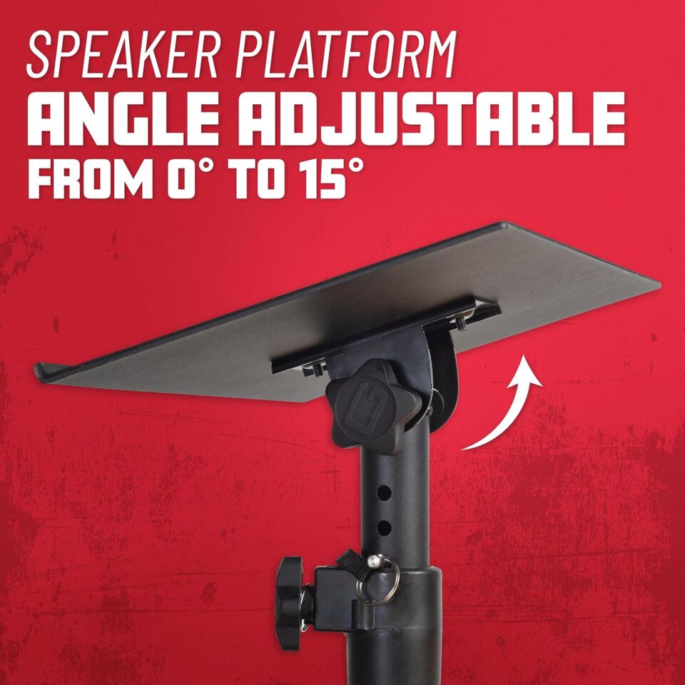 GFWSPKSTMNDSKCMP | Frameworks Clamp-On Studio Monitor Stand Pair
