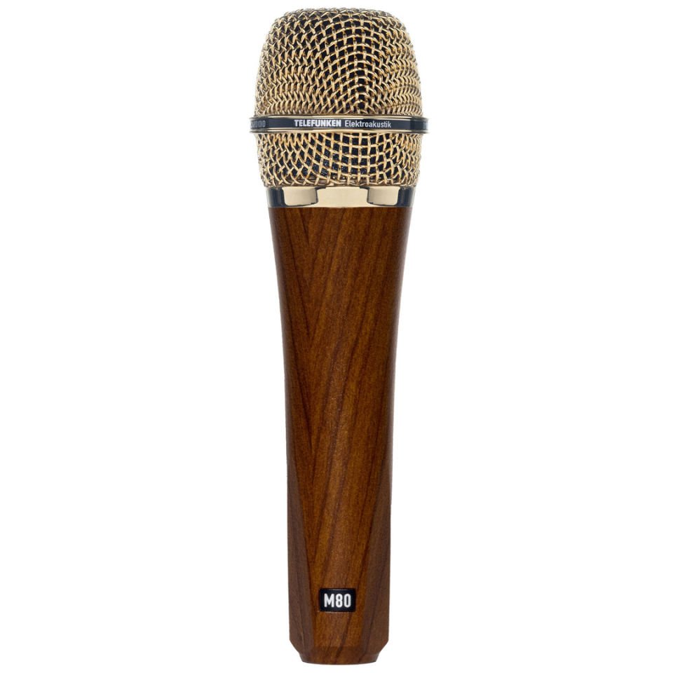 Telefunken M80 Cherry w/Gold | Yüksek Kalite Dinamik Vokal Mikrofonu