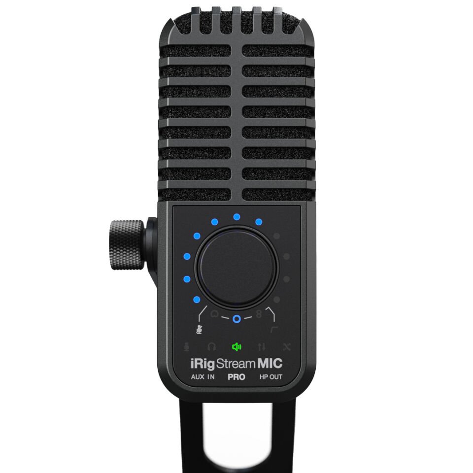 IK Multimedia iRig Stream Mic Pro | Kompakt Multi-Pattern Mikrofon