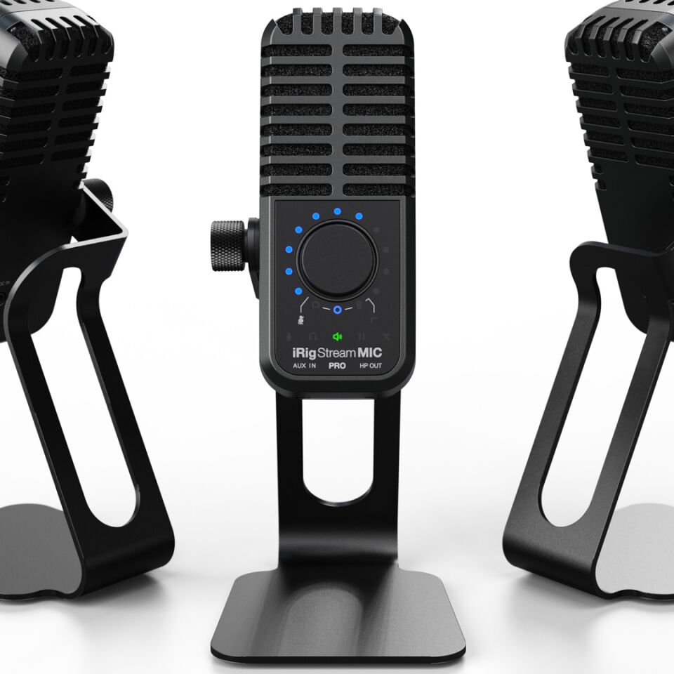 IK Multimedia iRig Stream Mic Pro | Kompakt Multi-Pattern Mikrofon