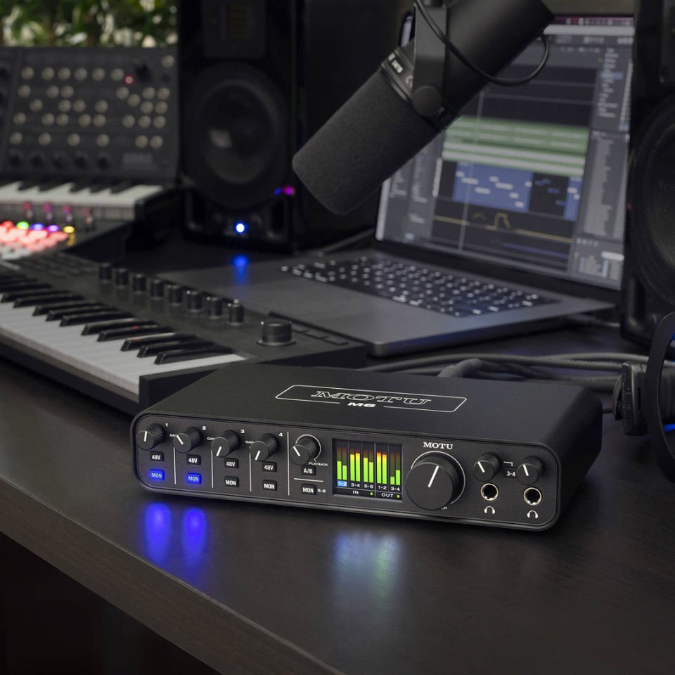 Motu M6 | ESS Sabre32 Ultra ™ DAC Teknolojisi ile donatılmış 6