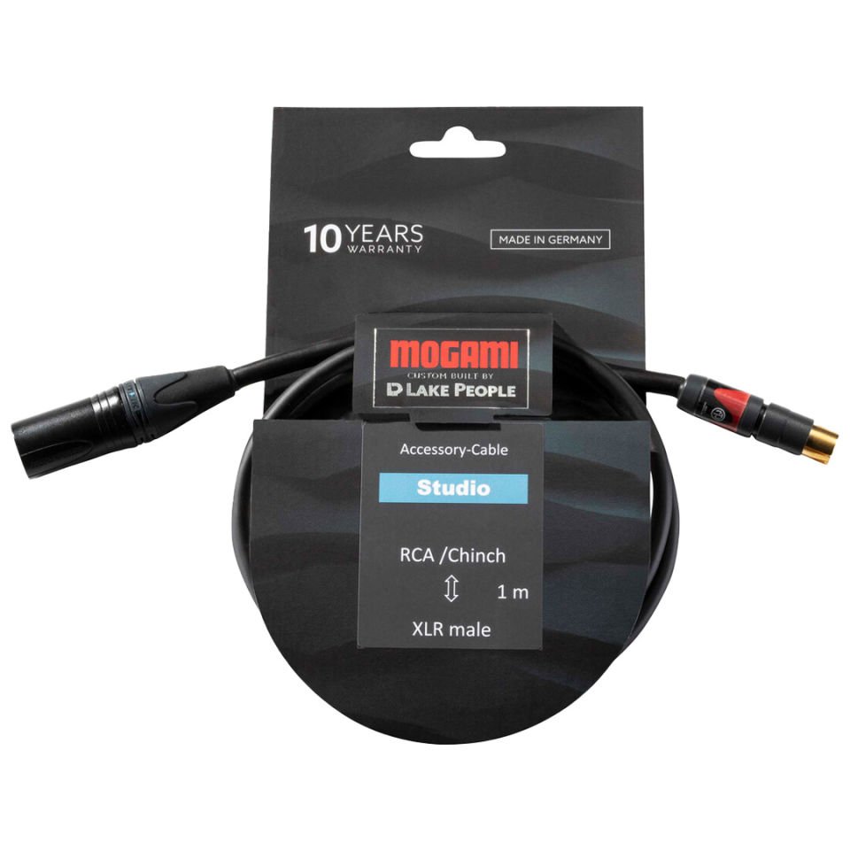 Mogami RCAXLRMS0300BL | Ultra Kalite Unbalanced | Dengesiz Stüdyo