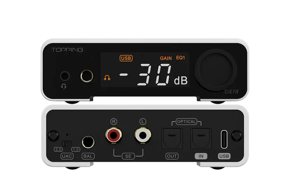 DX1 II Gaming DAC & Headphone Amplifier | Silver