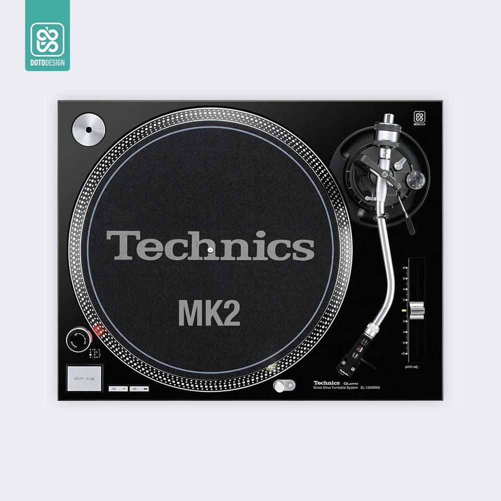 Skin SL-1200 / 1210 MK2 | FULL COLORS Black