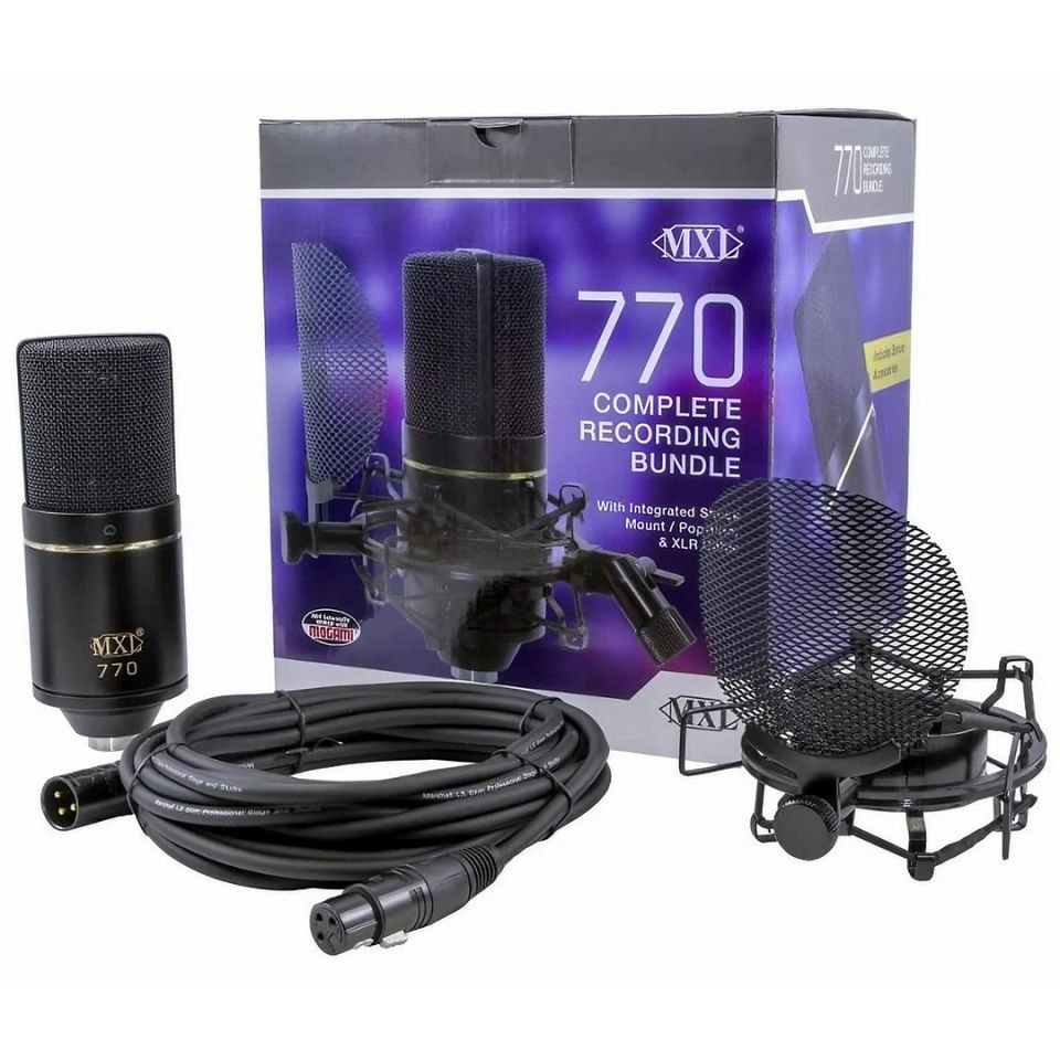 MXL 770 ２本セット & CR21 MXL 770 Complete Bundle | Vokal, Enstrüman, Youtuber, Instagram