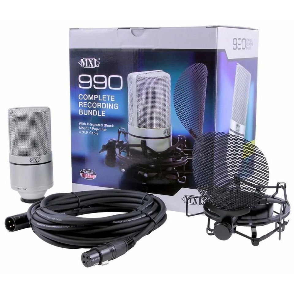 MXL 990 Complete Bundle | Vokal, Enstrüman, Youtuber, Instagram