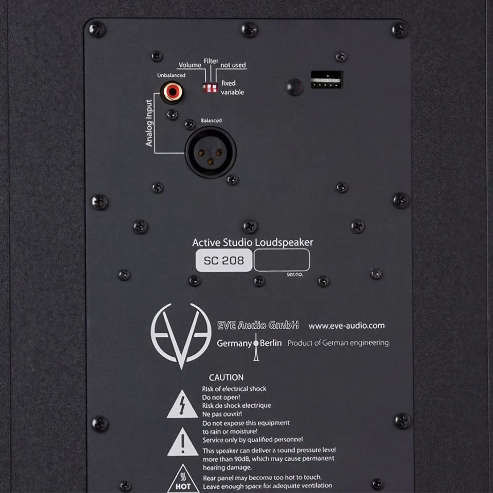 Eve Audio SC208 (Tek) | 200W 8'' 2-Yollu Yakın & Orta Alan Aktif