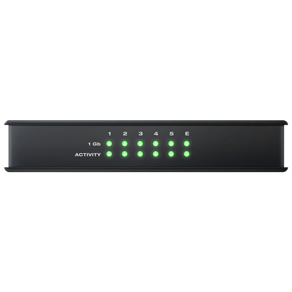 MOTU AVB SWITCH 6ポート Motu AVB Switch | AVB uyumlu Ses Arayüzleri için 5 Bağlantı