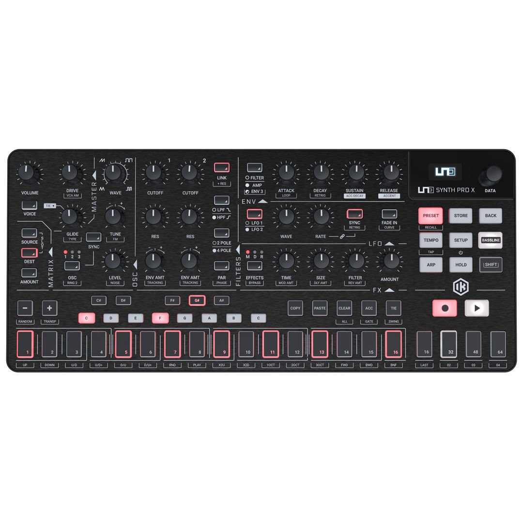 IK Multimedia UNO Synth PRO X | Parafonik Çift Filtreli Analog