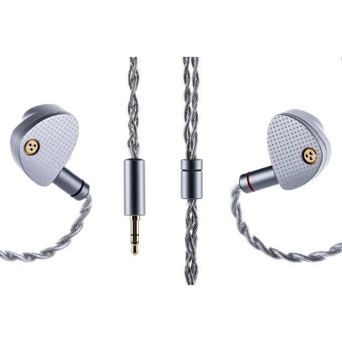 Moondrop Aria 2 シルバー Moondrop ARIA2 In-Ear Monitor | Silver | Sahne, Stüdyo veya