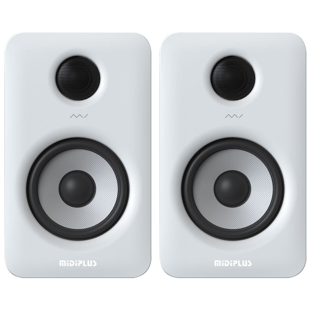 MIDIPLUS MI 5 II モニタースピーカー Bluetooth接続可 MI5 II Bluetooth White | 2x 35W 5.25'' 2-Yollu Bluetooth Aktif