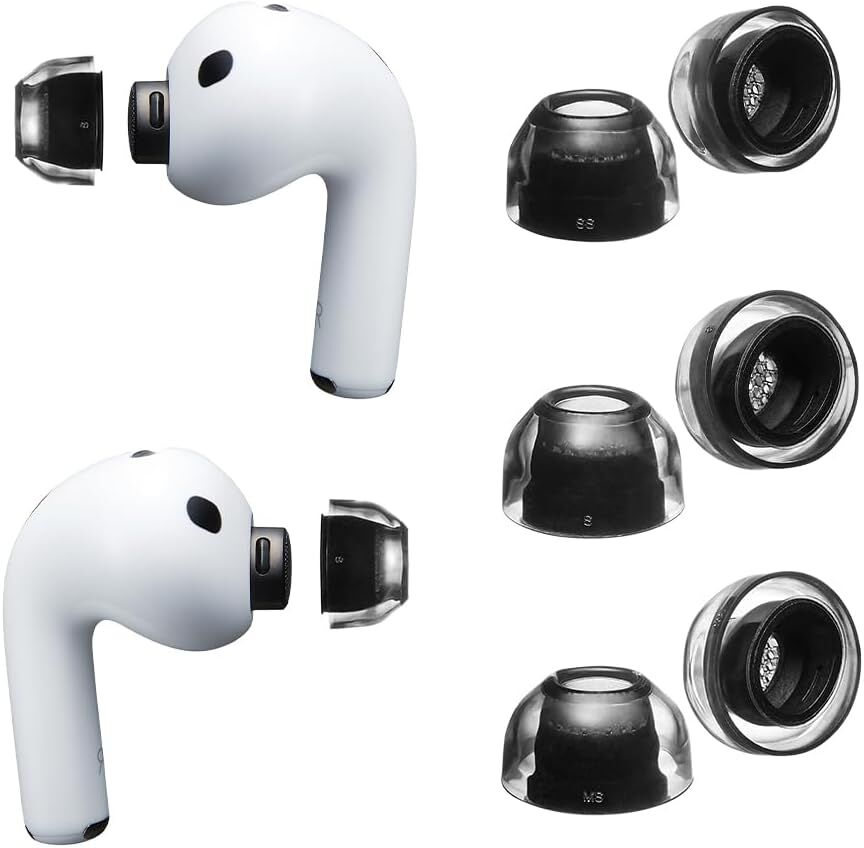 AZLA XELASTEC 2 for AirPods Pro 3 (SS/S/MS) 3 Çift