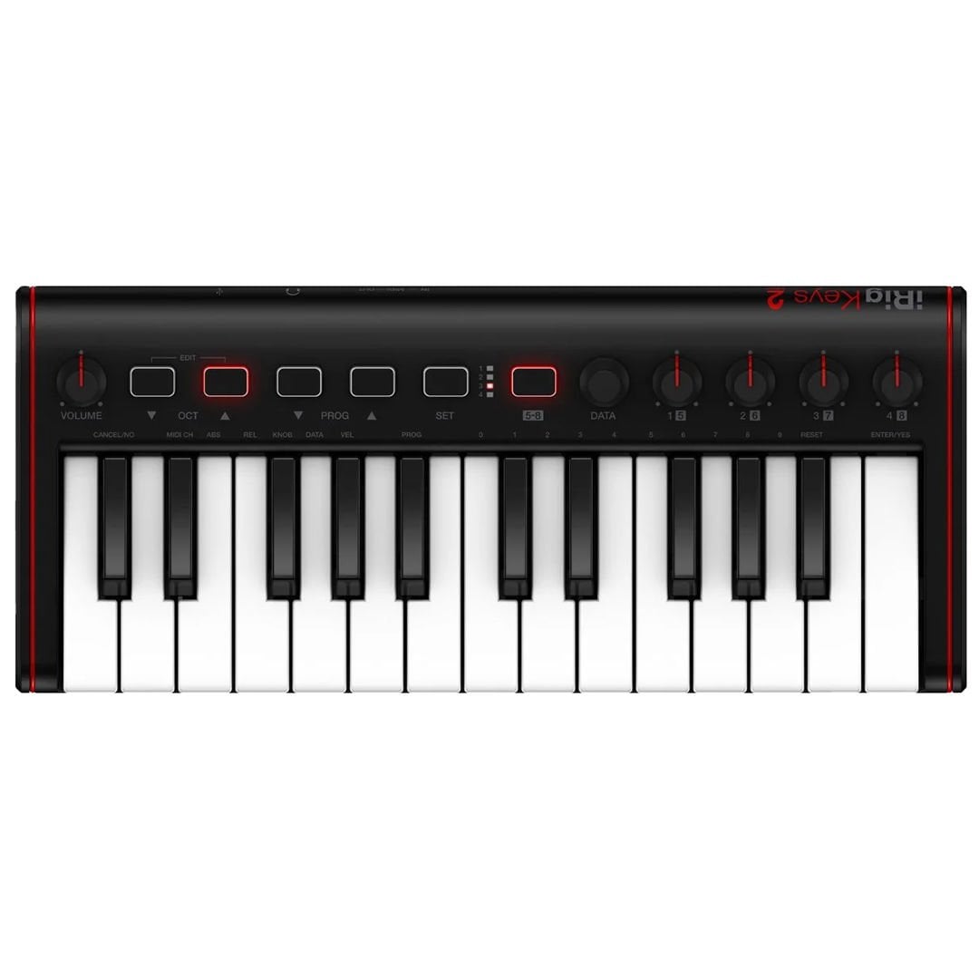 iRig Keys 2 Mini MIDIコントローラー IK Multimedia iRig Keys 2 Mini | 25-Mini Tuş MIDI Klavye Kontrolör