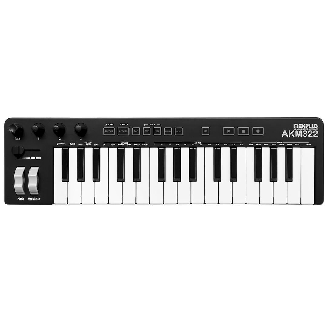 Midiplus AKM322 (Black) Midi Klavye