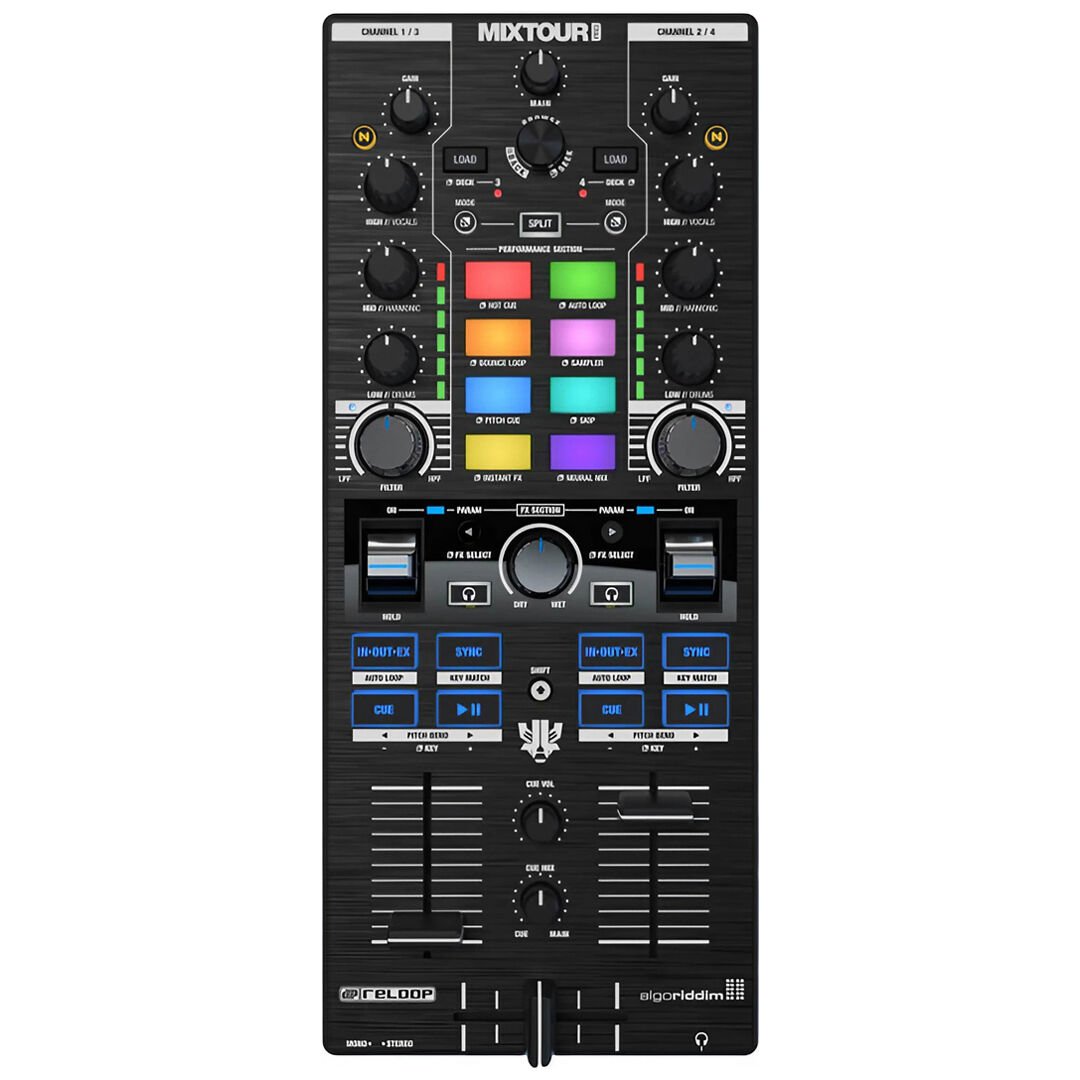 Reloop Mixtour DJコントローラー(最終値下) Reloop Mixtour Pro | Hepsi Bir Arada 4-Deck USB-C Ses Kartlı DJ