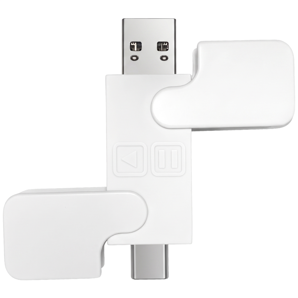 Chroma USB Drive for DJs 256GB | White