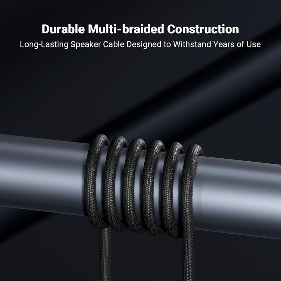 Oxygen-Free Copper Speaker Cables (2 Çift) | 1.8mt
