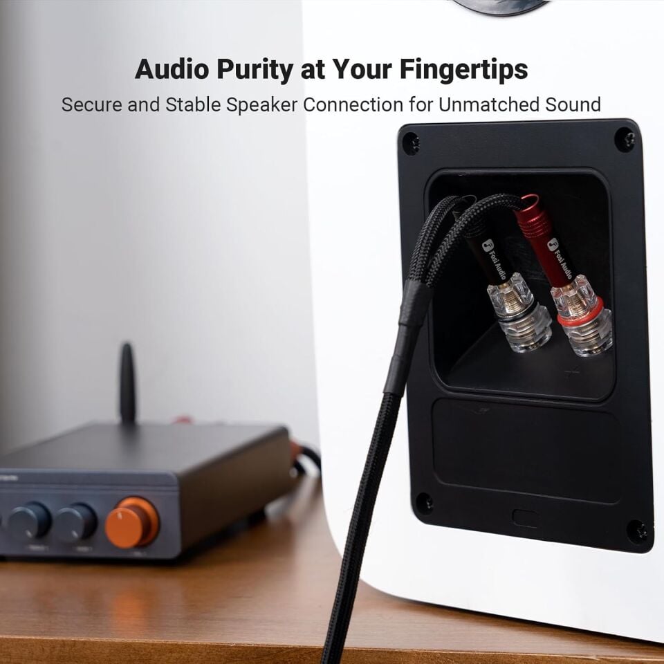 Oxygen-Free Copper Speaker Cables (2 Çift) | 1.8mt