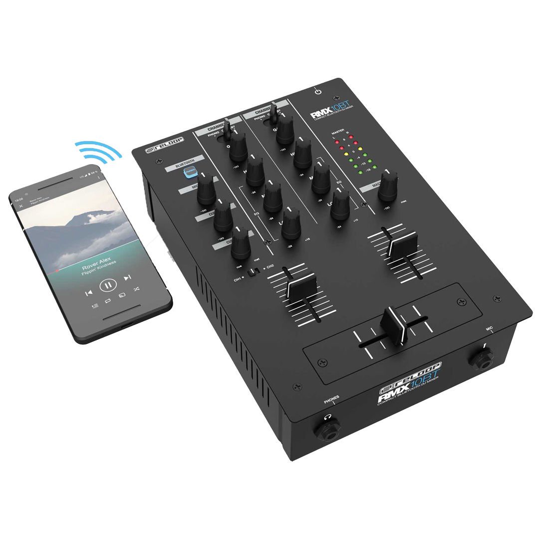Reloop RMX-10BT Bluetooth入力搭載 DJミキサー 40 Reloop RMX-10 BT | 2 Kanallı Bluetooth DJ Mikseri