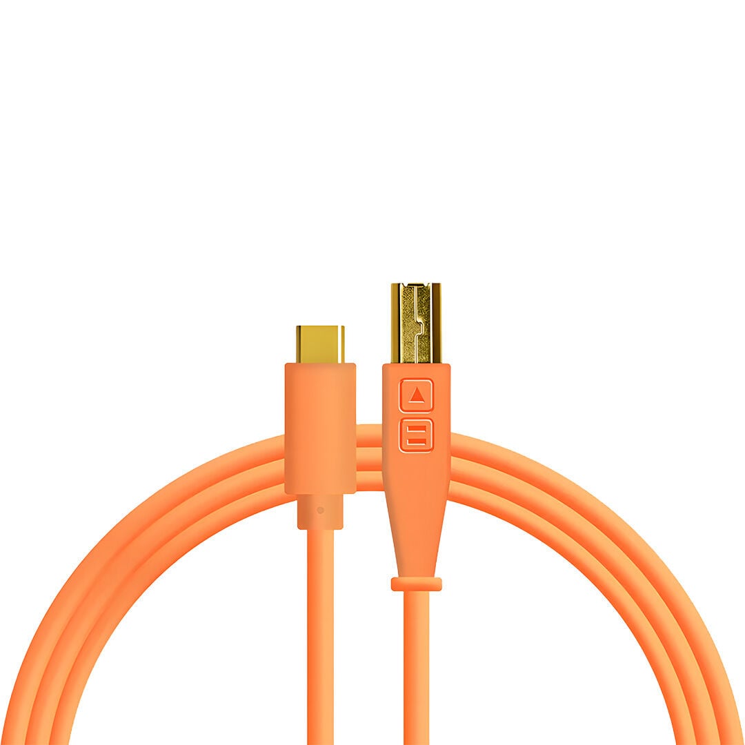 Chroma Cables USB-C to B - 2mt | Neon Orange