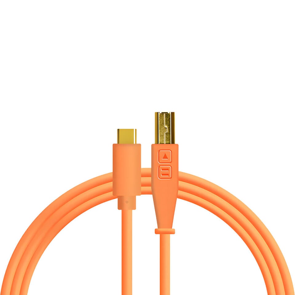 Chroma Cables USB-C to B - 2mt | Neon Orange
