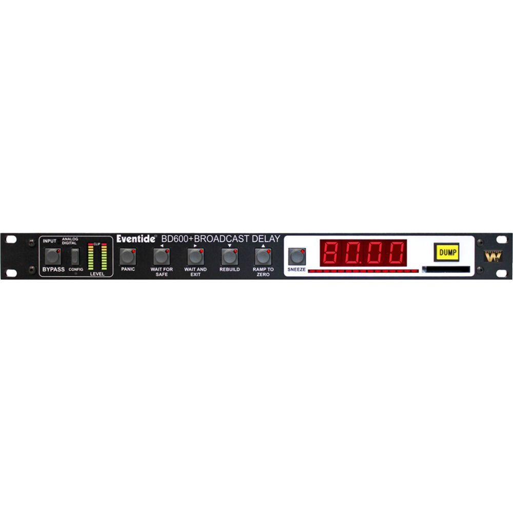 BD600W+ Broadcast Profanity Delay with WheatNet-IP