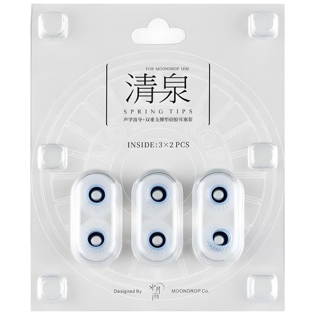 SPRING TIPS (L) Silicone Eartips