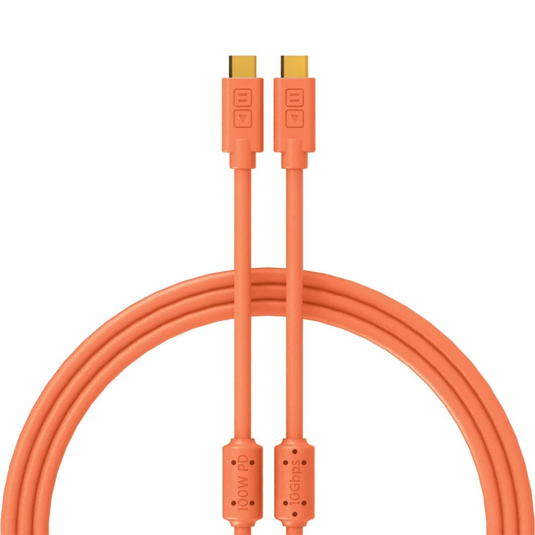 Chroma Cables USB-C to C - 1mt | Neon Orange
