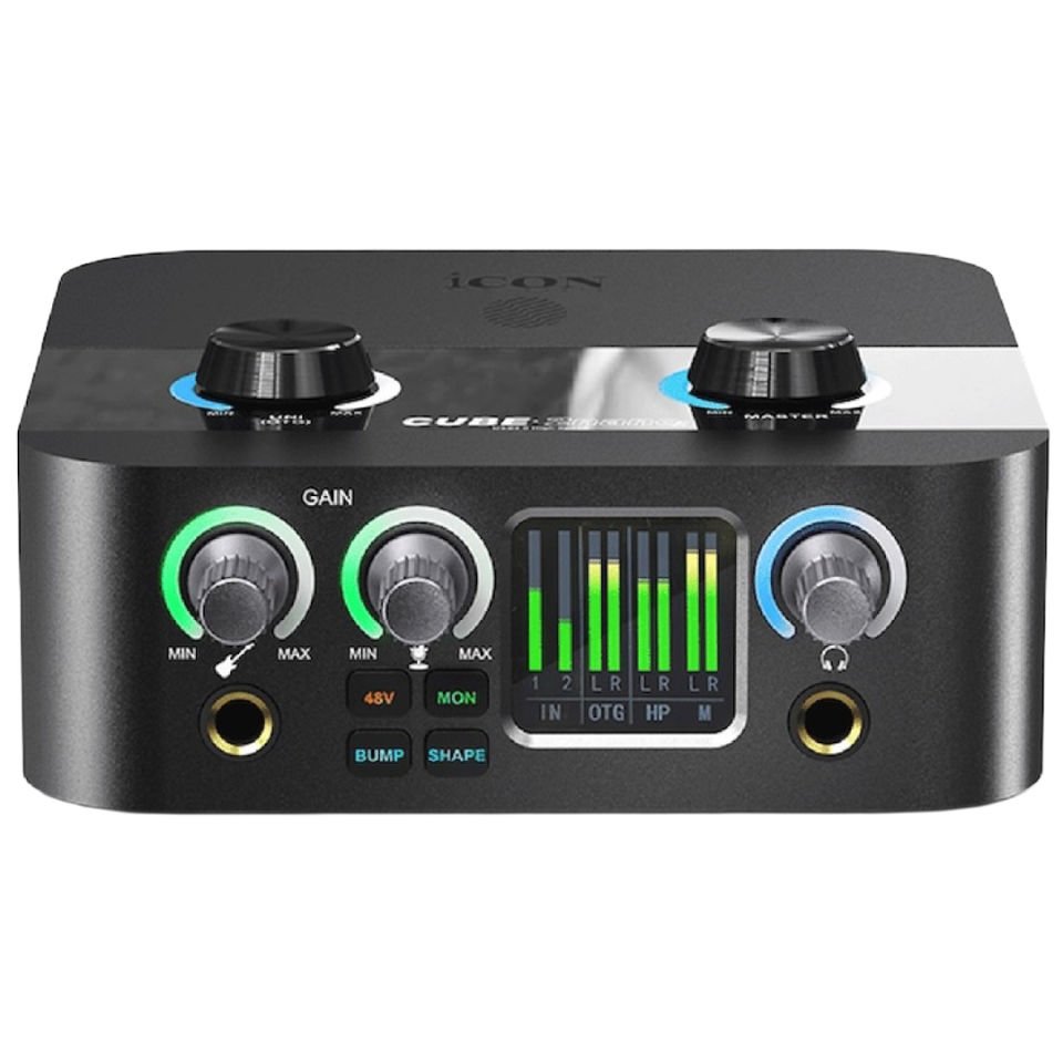 iCON Pro Audio Cube 2 Nano S | Yüksek Kalite 1-Giriş/2-Çıkış 24
