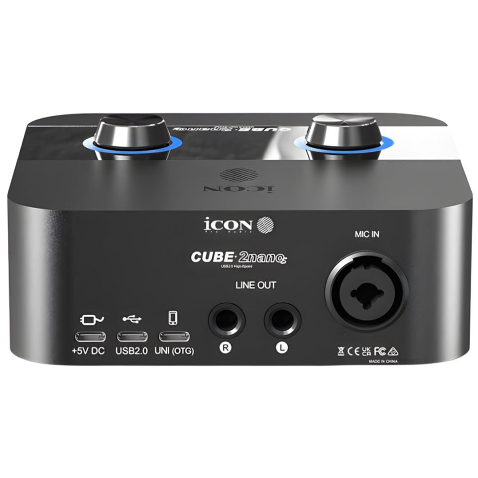 Ｕ２／８㎝シングルＣＤ２枚セット iCON Pro Audio Cube 2 Nano S | Yüksek Kalite 1-Giriş/2-Çıkış 24