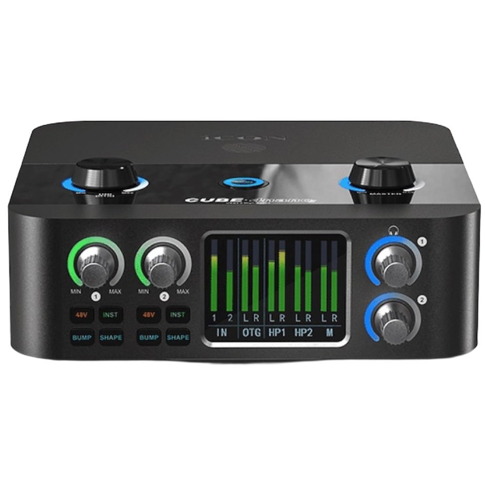 iCon Pro Audio Cube 4 Nano S | Yüksek Kalite 2-Giriş/2-Çıkış 24