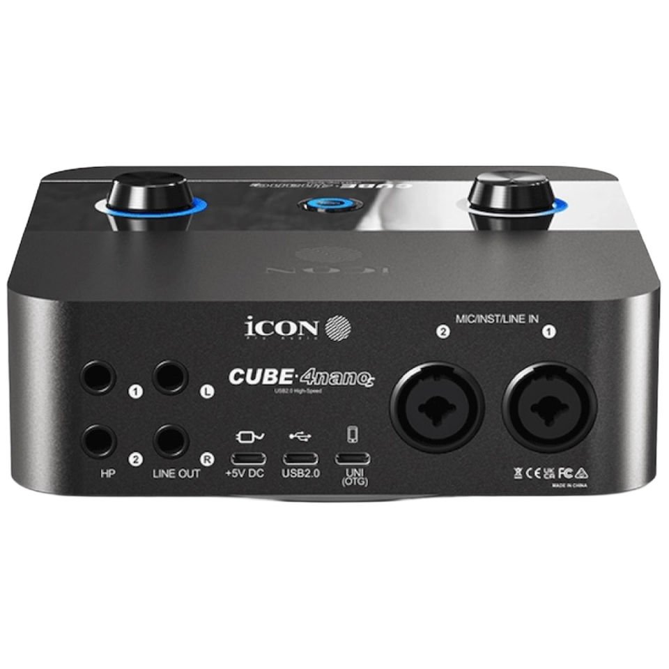 iCon Pro Audio Cube 4 Nano S | Yüksek Kalite 2-Giriş/2-Çıkış 24