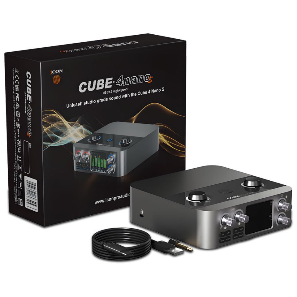 CQ出版社　CUBE TUNER iCon Pro Audio Cube 4 Nano S | Yüksek Kalite 2-Giriş/2-Çıkış 24