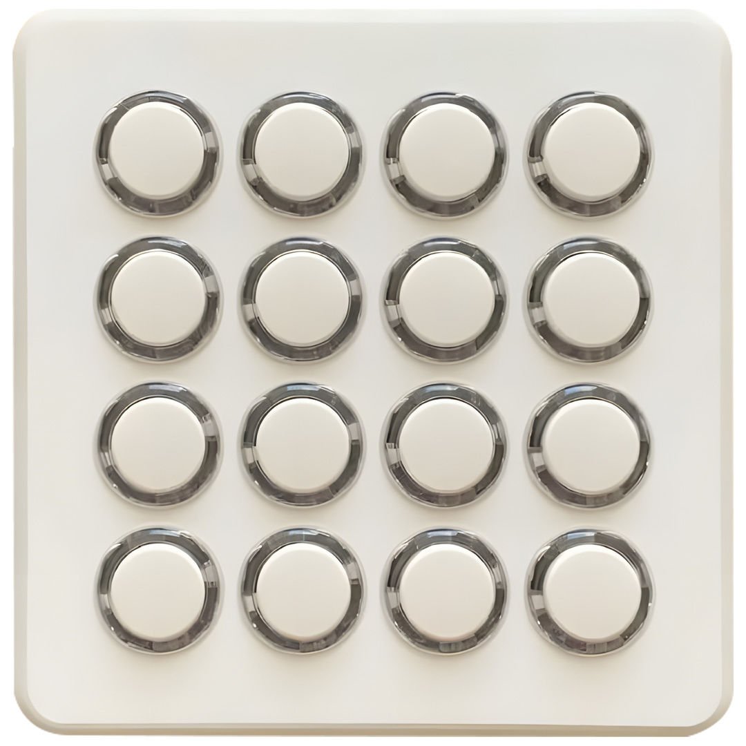 DJ TechTools MIDI Fighter Spectra (White) | 16 Arcade Knobs