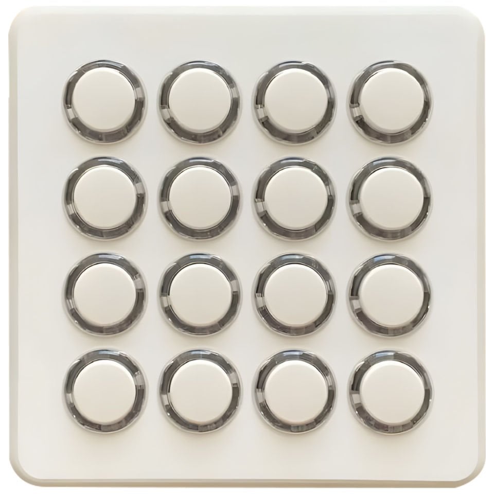 DJ TechTools MIDI Fighter Spectra (White) | 16 Arcade Knobs